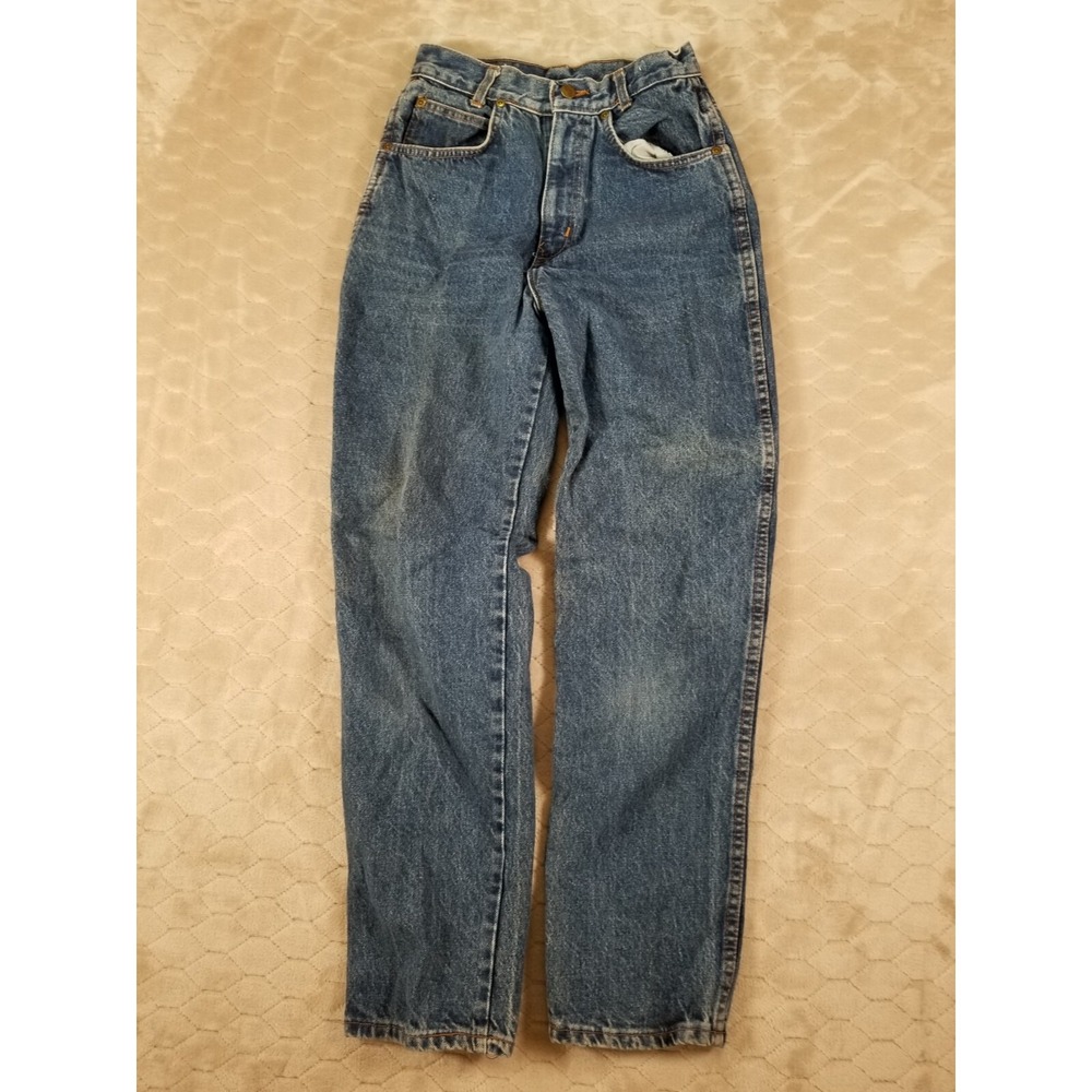 VTG Chic Blue Jeans Women's Medium Wash USA Made Jeans - Tag Sz 10 Fits 25x29